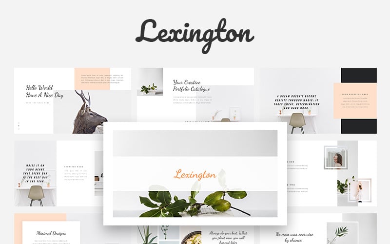 lexington lookbook powerpoint template original