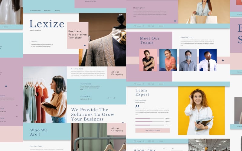 lexize business presentation powerpoint template original
