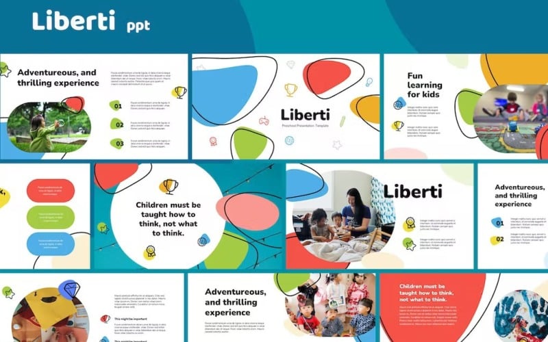 liberti preschool template powerpoint original