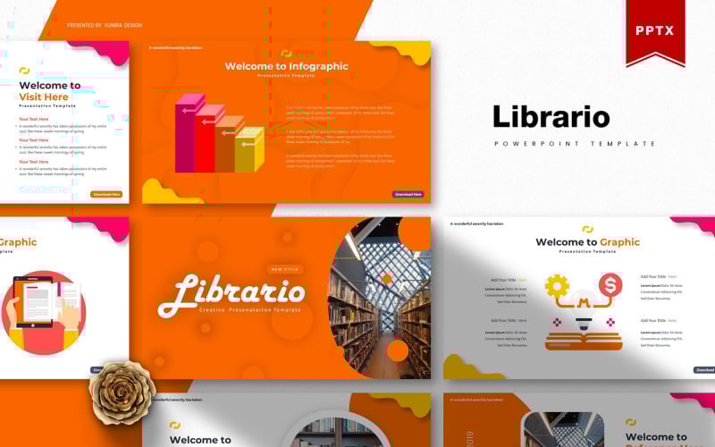 librario powerpoint template original