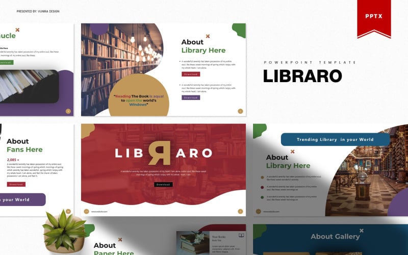 libraro powerpoint template original
