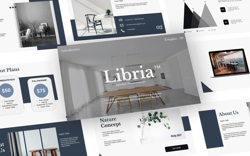 libria interior powerpoint templates original