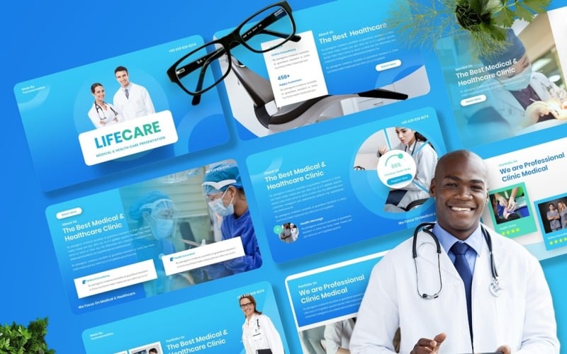 lifecare medical amp healthcare powerpoint template original