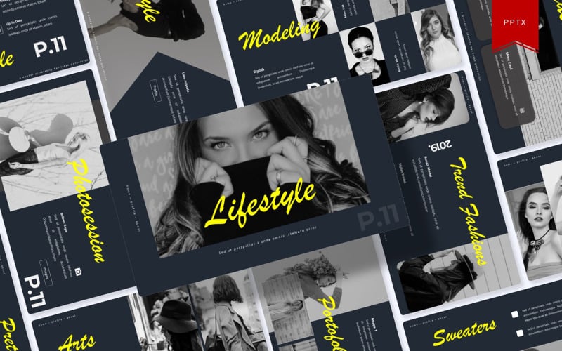 lifestyle powerpoint template original