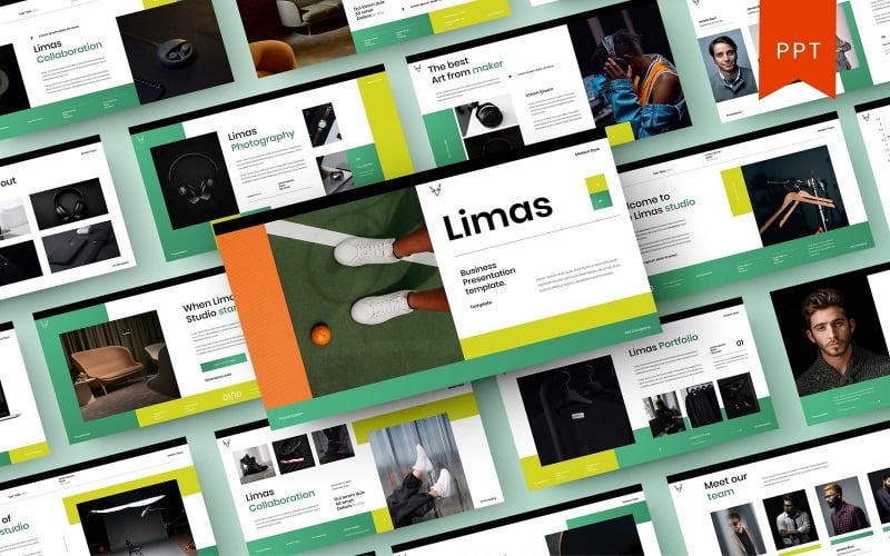 limas business powerpoint template original