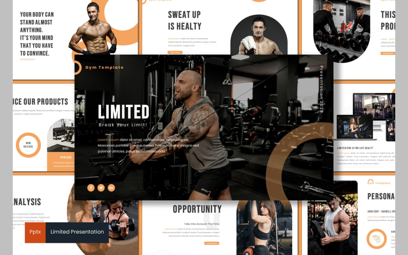 limited powerpoint template original