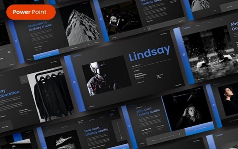 lindsay business powerpoint template original