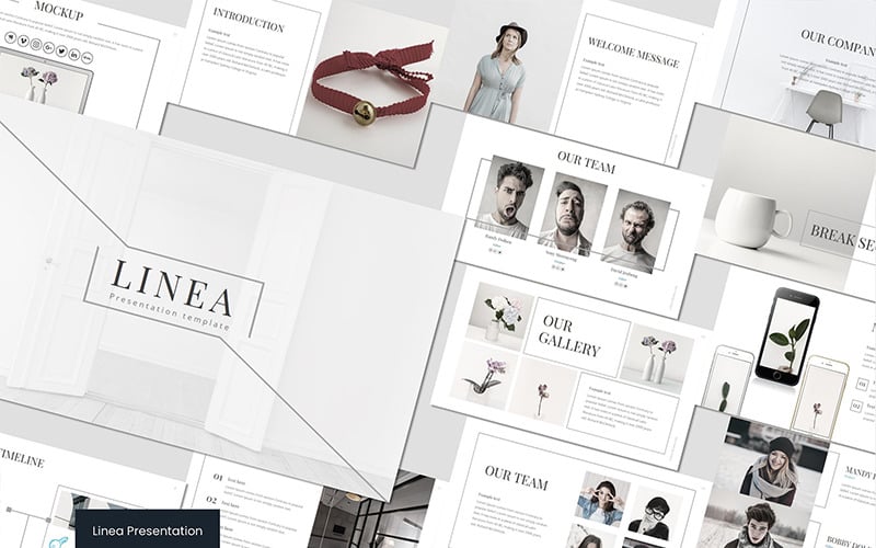 linea powerpoint template original