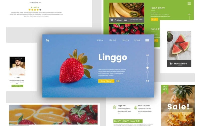 linggo powerpoint presentation template original