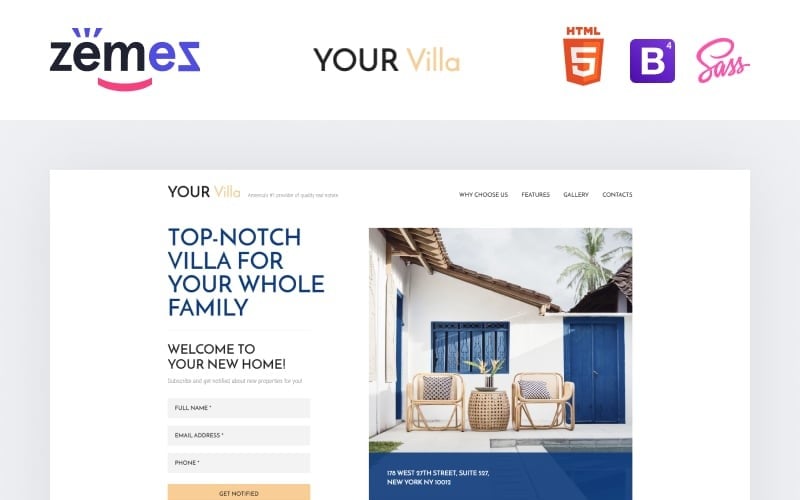 lintense real estate single property landing page template original