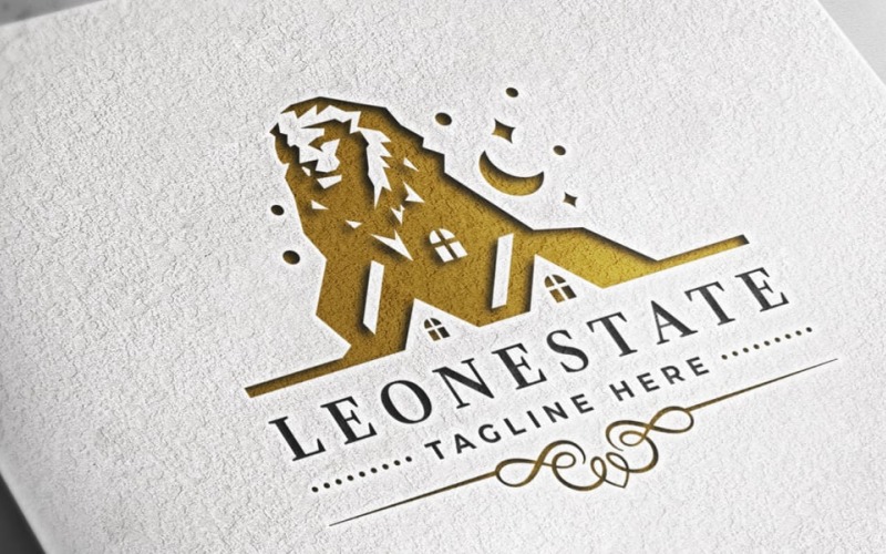 lion real estate professional logo original