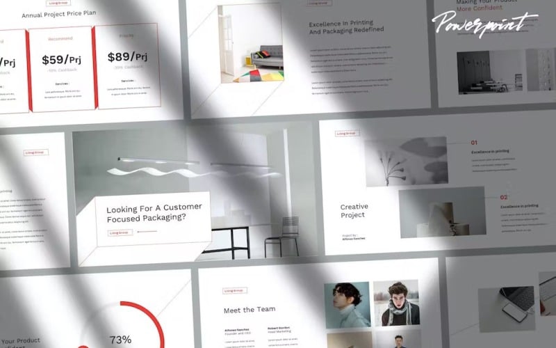 liong elegant minimal powerpoint template original