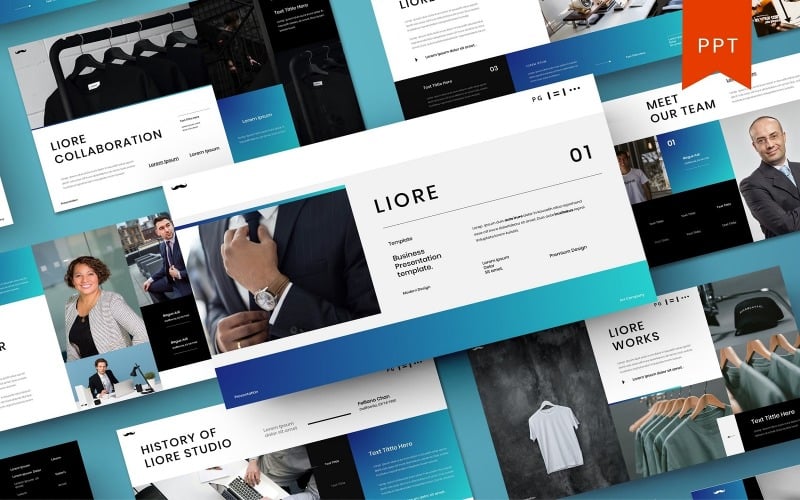 liore business powerpoint template original