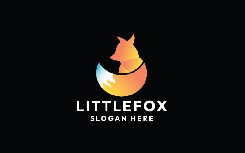 little fox pro logo template original
