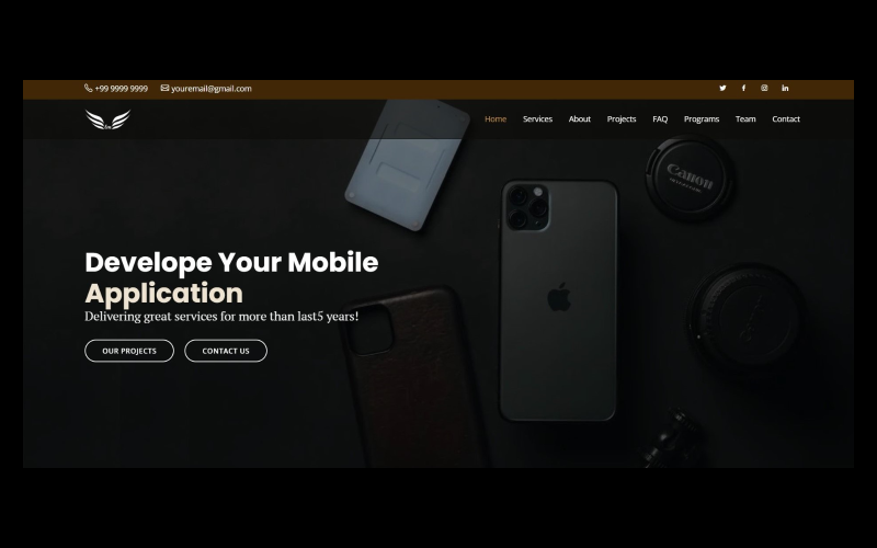 littleapps landing page template original