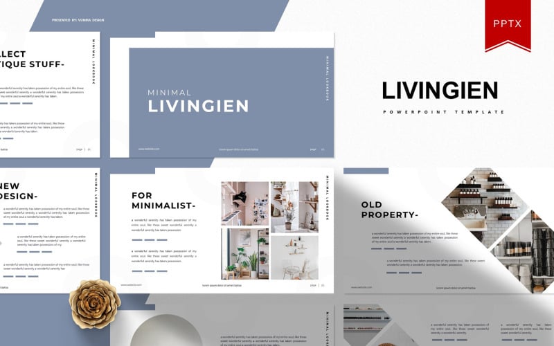 livingien powerpoint template original
