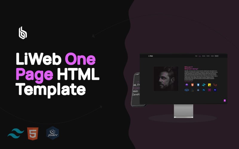 liweb responsive one page creative portfolio original