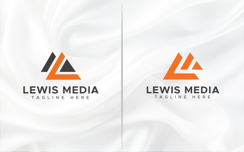 lm letter mark modern symbol logo design template original