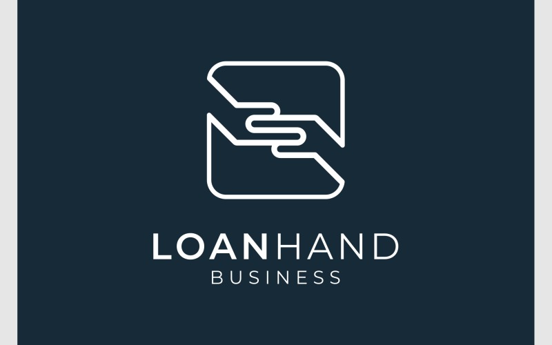 loan payment handshake logo original