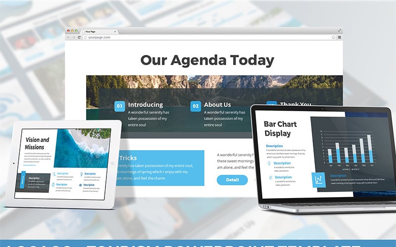 locago tourism powerpoint template original