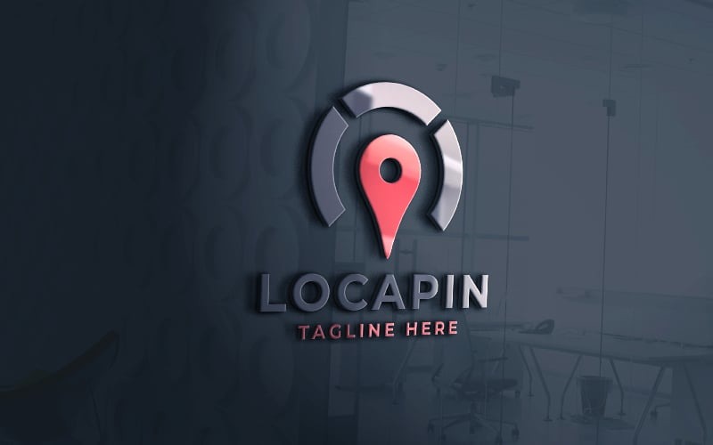 local pin logo pro template original