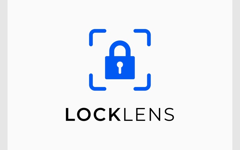 lock padlock camera focus logo original
