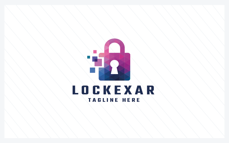 lockexar pro logo template original