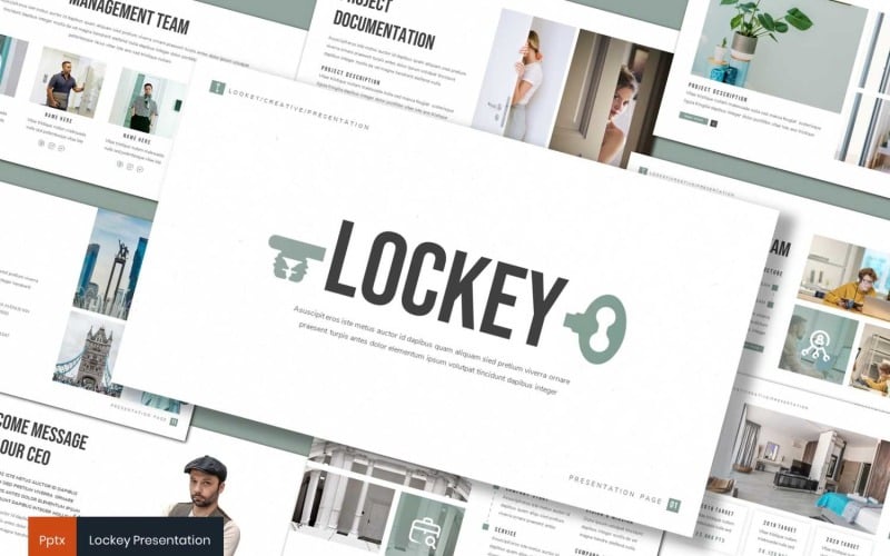 lockey powerpoint template original