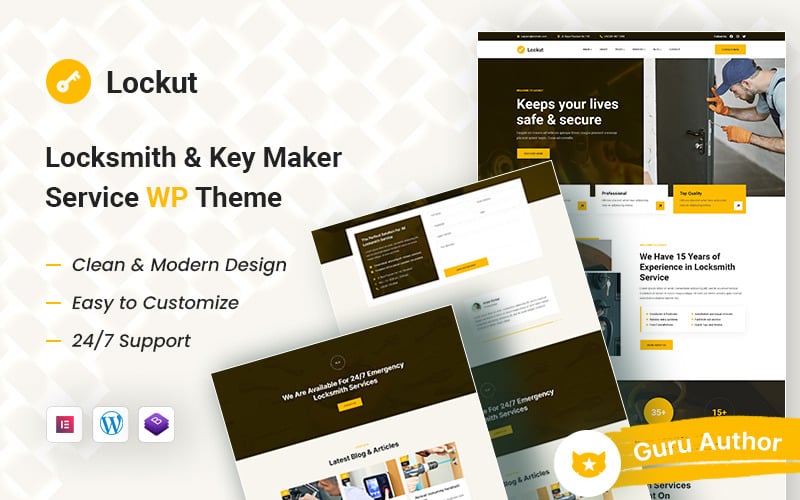 lockut locksmith security systems amp key maker home inspector wordpress theme original