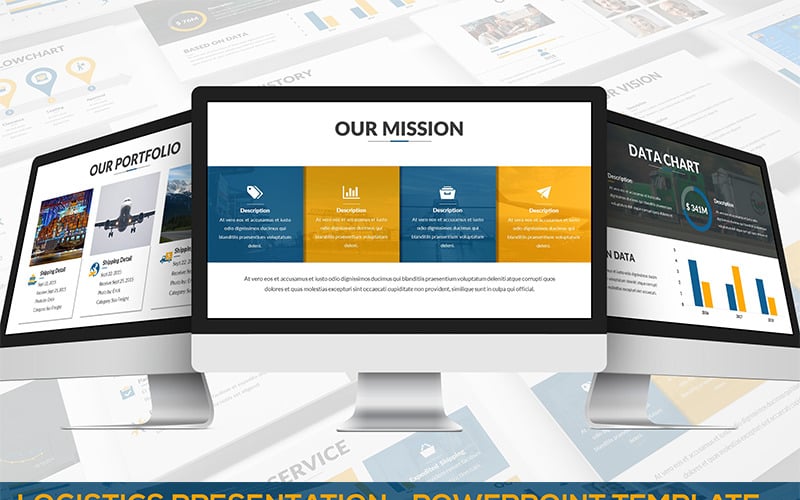 logistics presentation powerpoint template original