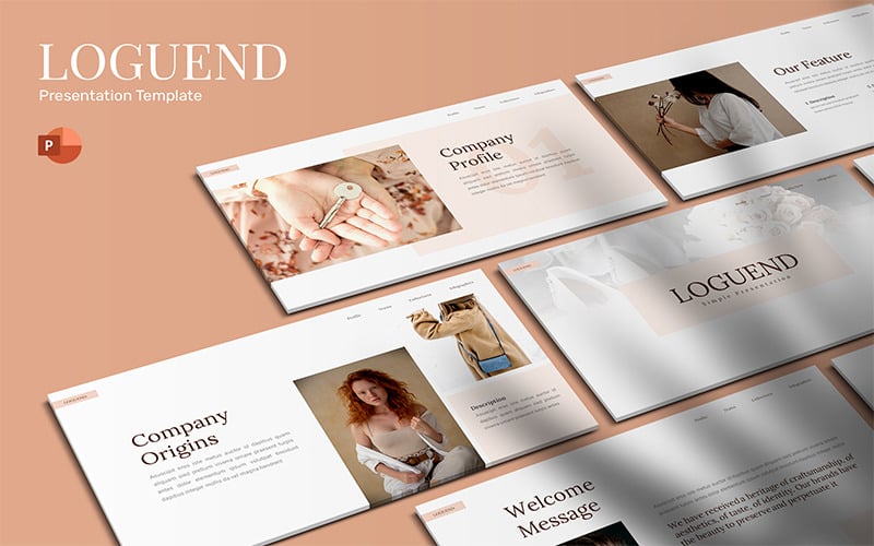 loguend business powerpoint template original