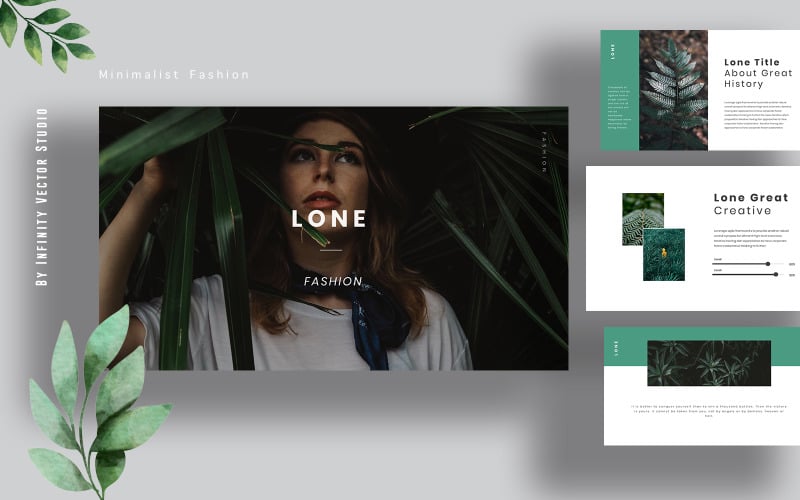 lone creative powerpoint template original