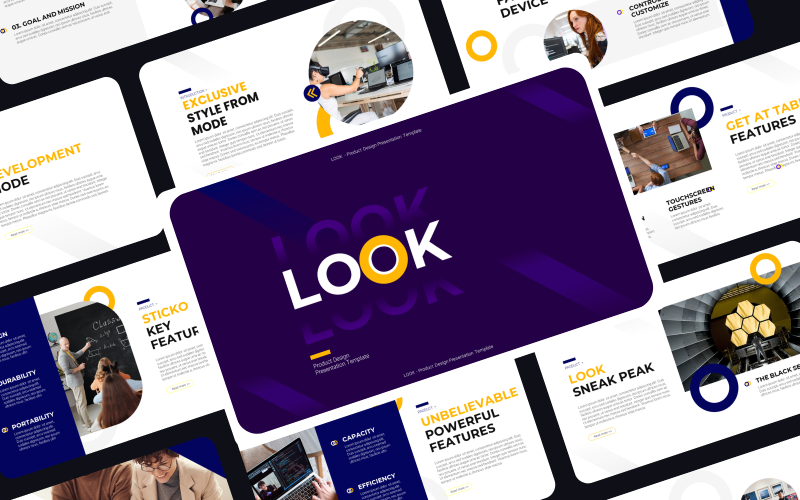look business presentation template original