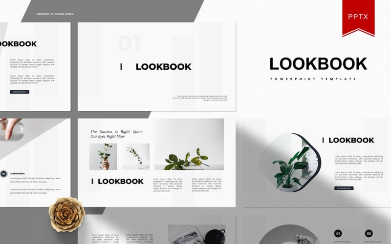 lookbook powerpoint template original
