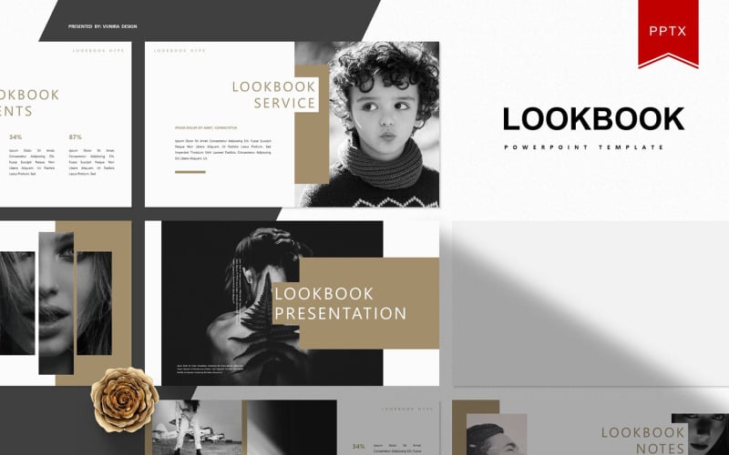 lookbook powerpoint template original