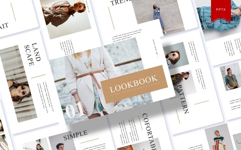 lookbook powerpoint template original