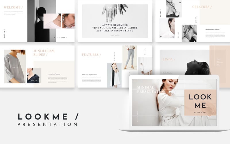 lookme minimal powerpoint template original