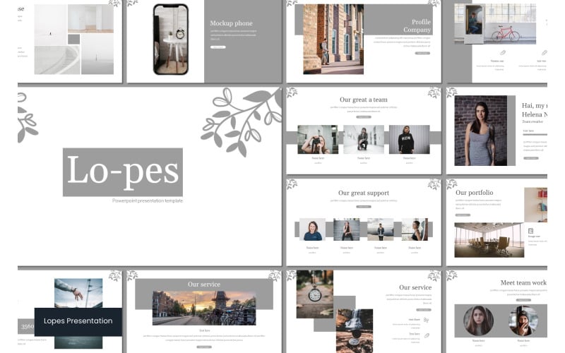lopes powerpoint template original