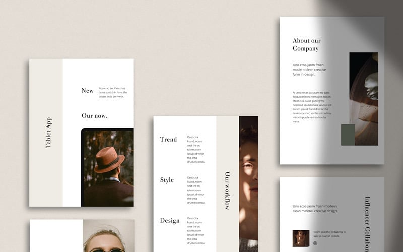 lora vertical a us letter powerpoint template original