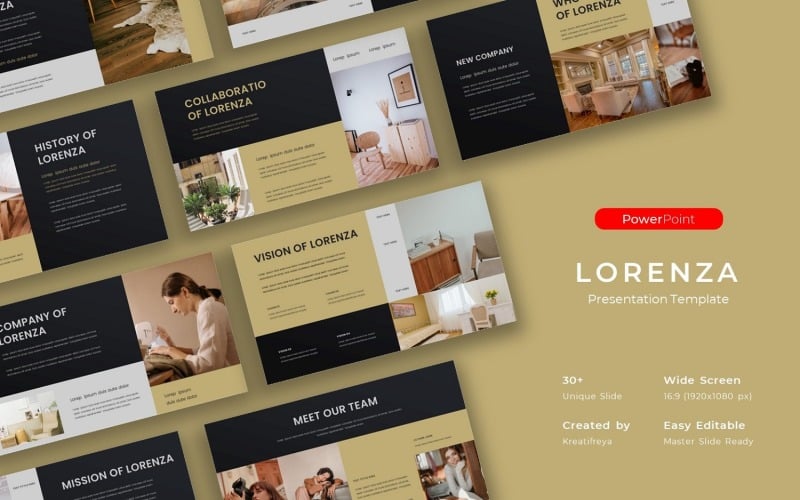 lorenza business powerpoint template original