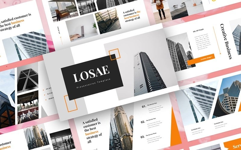 losae business powerpoint template original