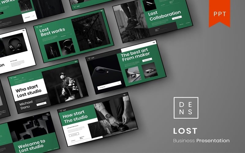 lost business powerpoint template original