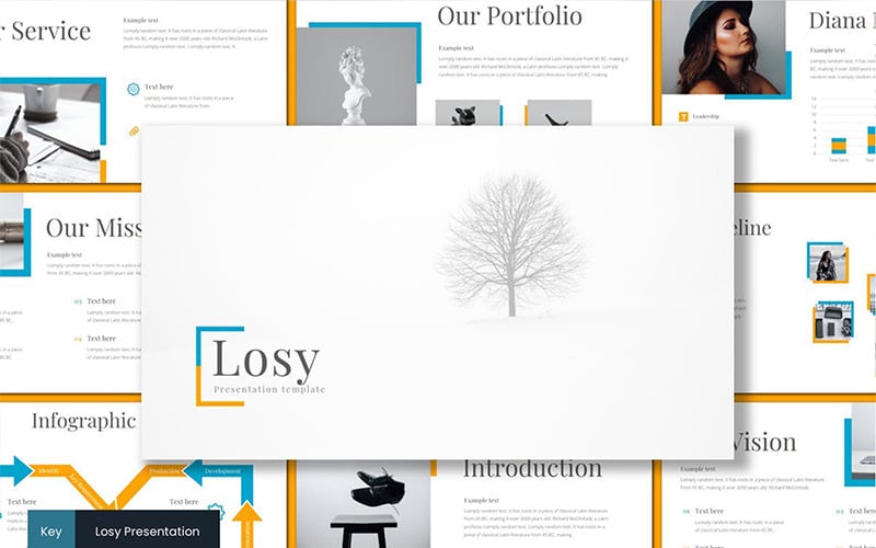 losy powerpoint template original
