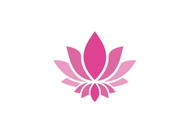 lotus flower logo design template original