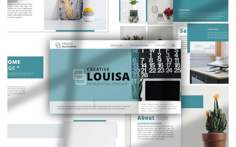 louisa powerpoint presentation templates original