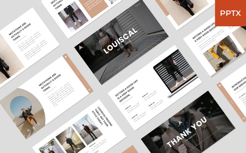 louiscal business creative powerpoint template original