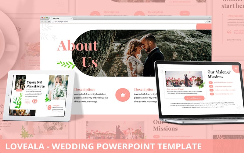 loveala wedding powerpoint template original
