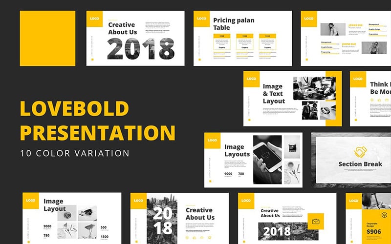 lovebold powerpoint template original