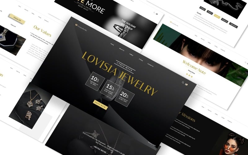 lovisia jewelry powerpoint template original