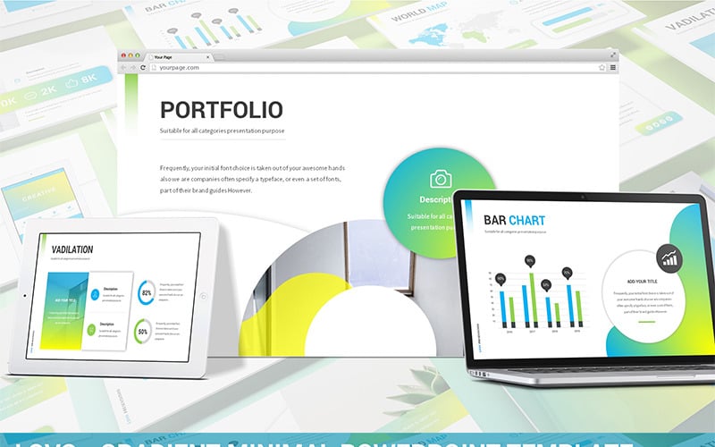 lovo minimal gradient powerpoint template original